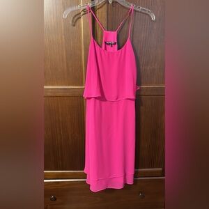 Charming Charlie Fuchsia One Shoulder Dress